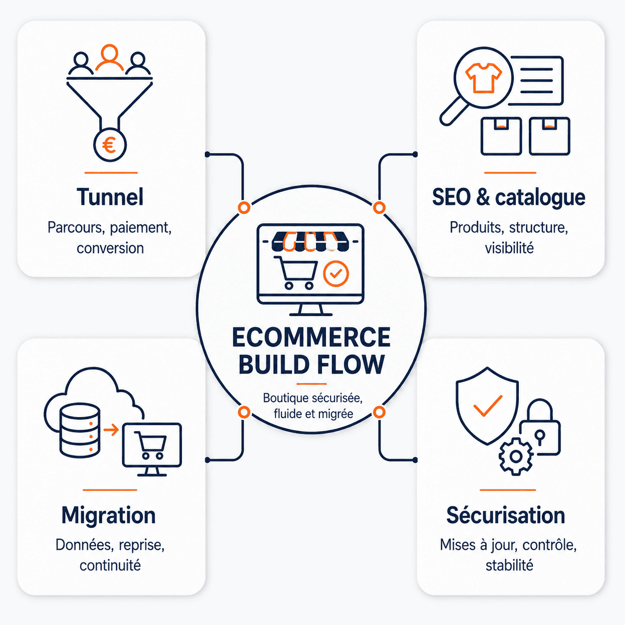 ECOMMERCE BUILD FLOW